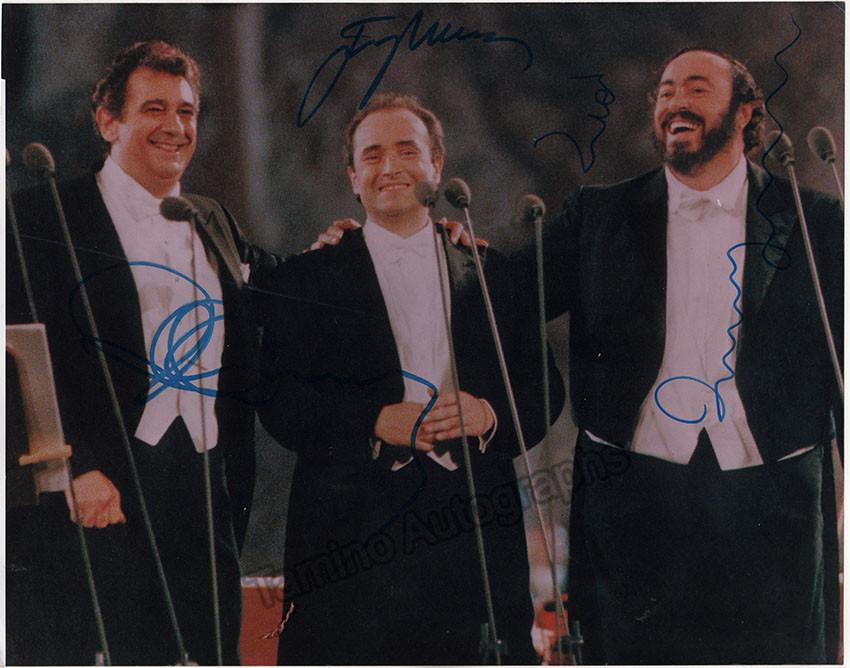 Carreras Domingo Pavarotti The 3 Tenors Large Photograph – Tamino