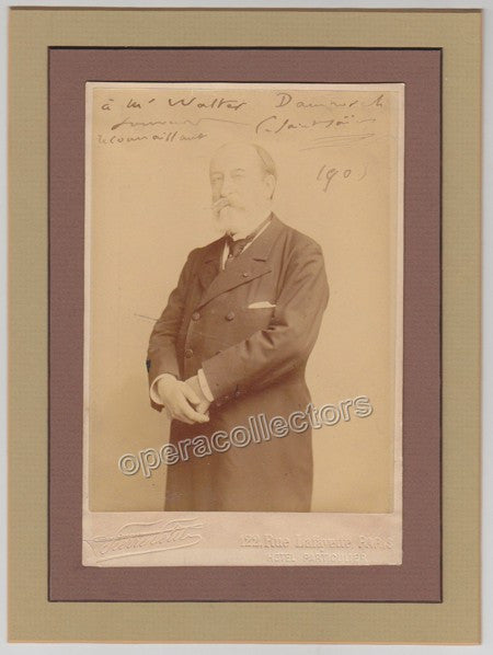 Camille Saint-Saens Autograph Photograph 1907 – Tamino