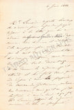 Lemoine, Achille - Autograph Letter Signed 1885