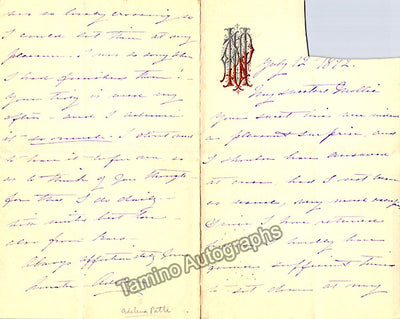 Autograph Letter Signed 1892