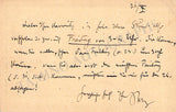 Berg, Alban - Autograph Note Signed