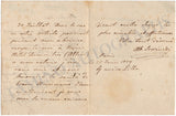 Sowinski, Albert - Autograph Letter Signed 1859