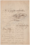 Vizentini, Albert - Autograph Letter Signed