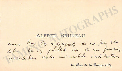 Alfred Bruneau (II)