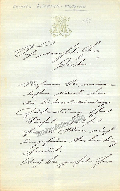 Autograph Letter Signed (I)