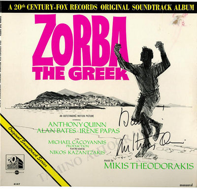 Signed LP Record "Zorba The Greek"