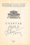 Khatchaturian, Aram - Signed Photo & Signed Program