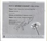 Haitink, Bernard - Signed Program London 2007