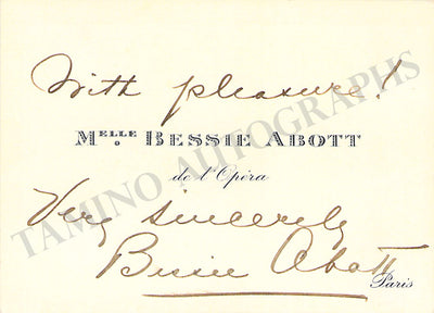 Abbott, Bessie