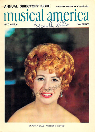 Signed magazine cover