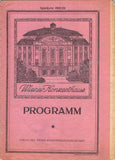 Walter, Bruno - Lot of 10 Unsigned Concert Programs 1907-1930