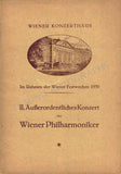 Walter, Bruno - Lot of 10 Unsigned Concert Programs 1907-1930