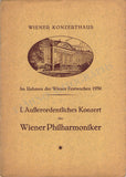 Walter, Bruno - Lot of 10 Unsigned Concert Programs 1907-1930