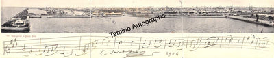 Autograph Music Quote Signed (1904)