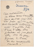 Simon, Cecile Paul - Autograph Letter Signed