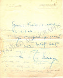 Valabrega, Cesare - Autograph Letter Signed 1962