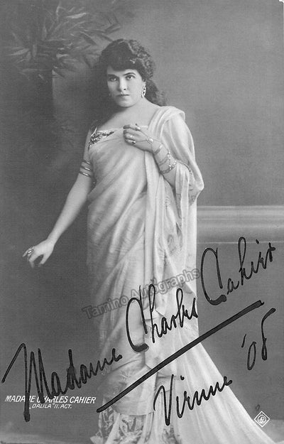 CAHIER, Mrs. Charles