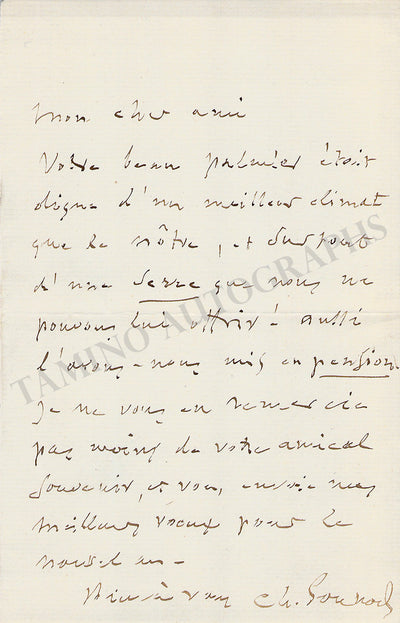 Autograph Letter Signed (No Date)