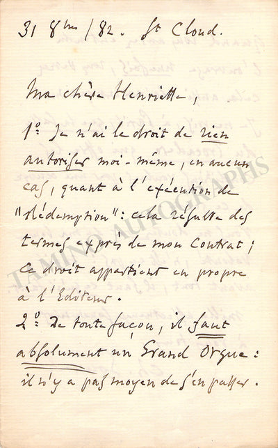 Autograph Note Signed (1882-III)