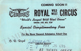 Circus - Lot of 16 Tickets