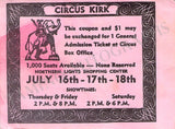 Circus - Lot of 16 Tickets