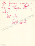 Lambert, Constant - Autograph Letter Signed 1942