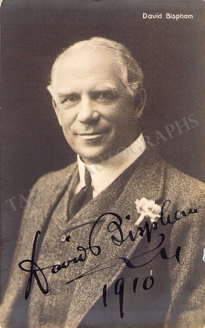 Bispham, David - Signed Photograph 1910
