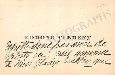 Clement, Edmond (II)