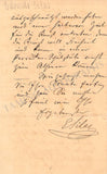 Silas, Edouard - Autograph Letter Signed 1857