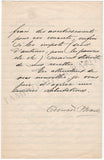 Strauss, Eduard - Set of 2 Autograph Letters Signed 1899