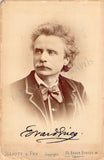 Grieg, Edvard - Signed Photograph & Music Quote