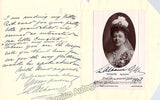 Albani, Emma - Autograph Letter Signed + Signed Photograph 1908