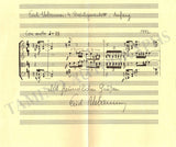 Urbanner, Erich - Autograph Music Quote Signed 1992