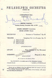 Ormandy, Eugene - Set of 4 Signed Programs Philadelphia 1943-1955