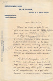 Silvain, Eugene - Autograph Letter Signed