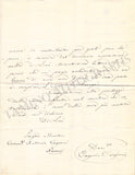 Terziani, Eugenio - Autograph Letter Signed 1882