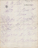 Litvinne, Felia - Autograph Letter Signed