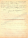 Mecenati, Ferrante - Autograph Letter Signed 1933