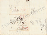 Galli, Filippo - Set of 2 Autograph Letters Signed 1821 & 1825