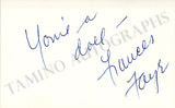 Faye, Frances - Signed Photograph