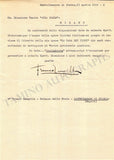 Langella, Franco - Typed Letter Signed 1932