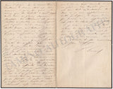 Ponsard, Francois - Autograph Letter Signed 1859