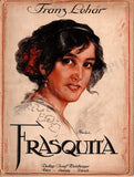 Lehar, Franz - Signed Score "Frasquita" 1922