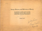 Crumb, George - Signed Score 1973