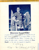 Lauri-Volpi, Giacomo - Signed Booklet 1931