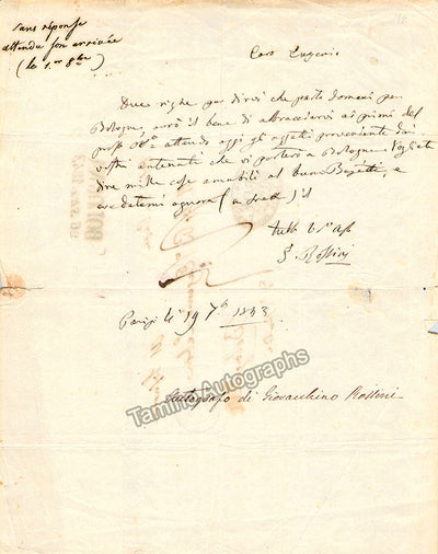 Autograph Letter Signed (1843)