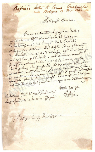 Autograph Letter Signed (1846)