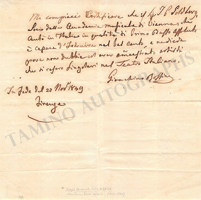 Autograph Letter Signed (1849)