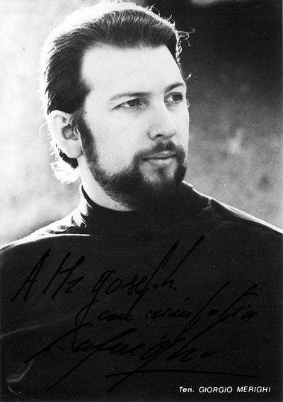 MERIGHI, Giorgio (Various Autographs)