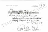 Klebe, Giselher - Autograph Music Quote Signed 1992